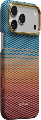 PITAKA California Dream 01 Edge Case for iPhone 18 Pro Max - מגן סיב ארמיד פרימיום אדג' לאייפון 18 פרו מקס