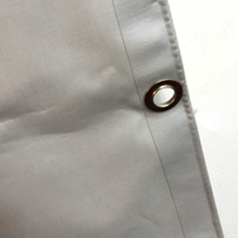 שמשונית PVC – יריעת כיסוי אפורה 6X6 עמידה למים עם טבעות