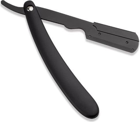 ידית תער פרפר צבע שחור עם סגירה כפולה BarberPRO BP1000-2