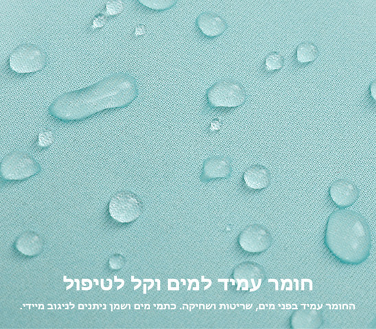 Citrate™ תיק מחשב נייד עם ריבוי כיסים מבית כאמל מאונטיין – 20 ליטר/23 ליטר, מתאים למחשבים בגודל 14" ו-15.6" - מנטה קפואה (15, 15.6, 16) אינץ