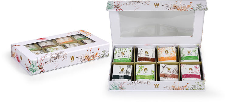 תיבת תה ריג'יד לבנה TEA DREAMS BOX