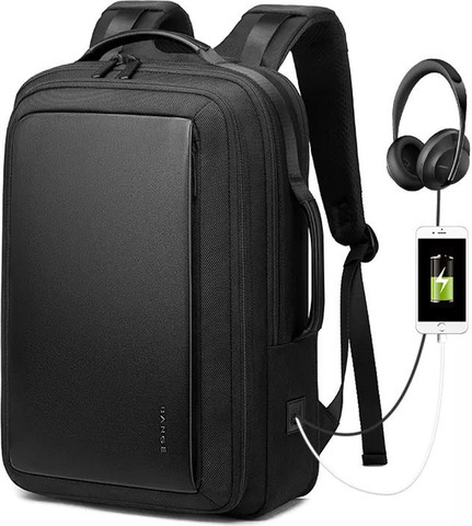 תיק גב The Glen Pro 30L למחשב 16 אינץ' עם יציאת USB מבית כאמל מאונטין - שחור