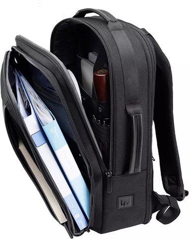 תיק גב The Glen Pro 30L למחשב 16 אינץ' עם יציאת USB מבית כאמל מאונטין - שחור
