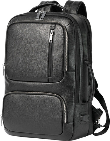 תיק גב Xenthoral Exclusive 18L למחשב 16 אינץ' עם יציאת USB מבית כאמל מאונטין - שחור