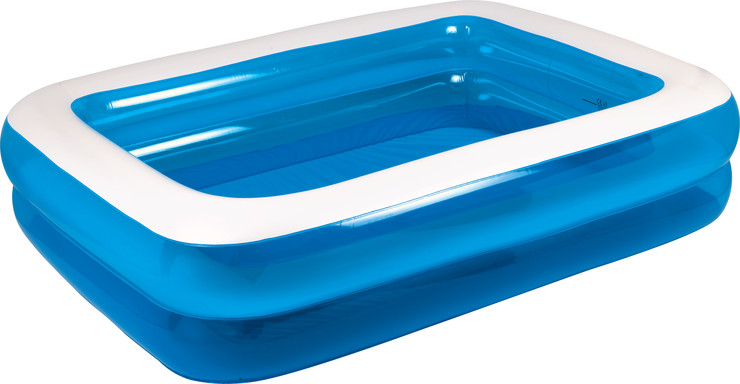 בריכה מתנפחת מלבנית גדולה 305×183×50 ס"מ PooliT – בריכת ילדים ומשפחה לגינה