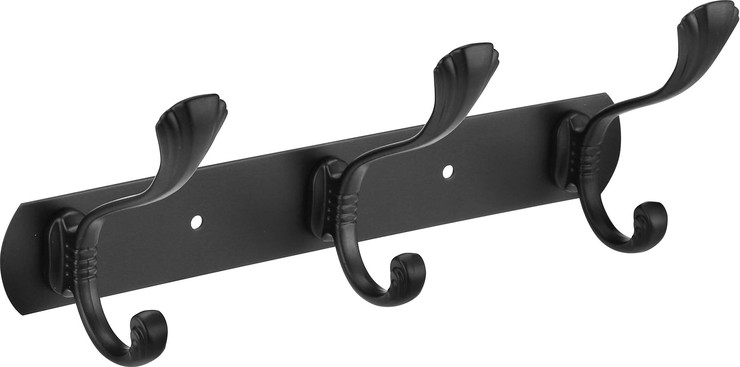 קולב מגבות 3 ווים Set & Stick אפור מטאלי