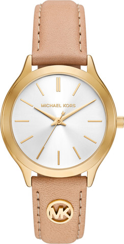 שעון יד לאישה מבית Michael Kors מקולקציית SLIM RUNWAY דגם MK7533