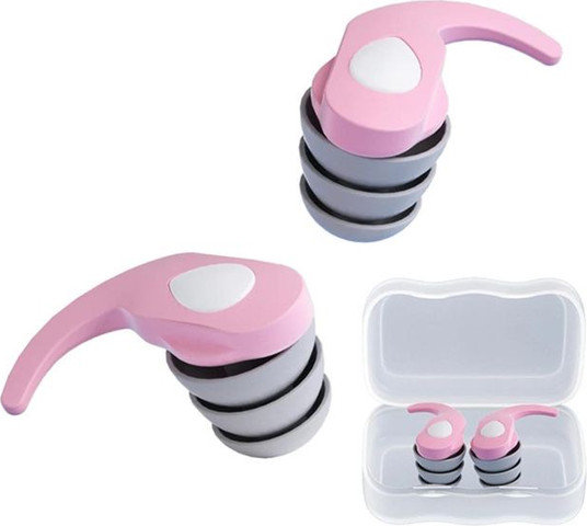 Shark Earplug 32dB אטמי אוזניים רב פעמיים לשינה עבודה לימודים ושחייה
