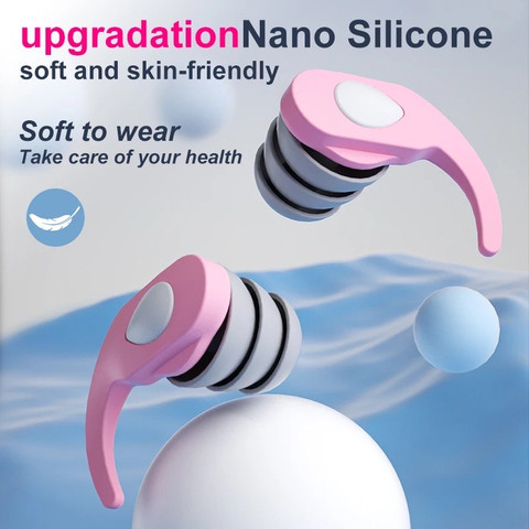 Shark Earplug 32dB אטמי אוזניים רב פעמיים לשינה עבודה לימודים ושחייה