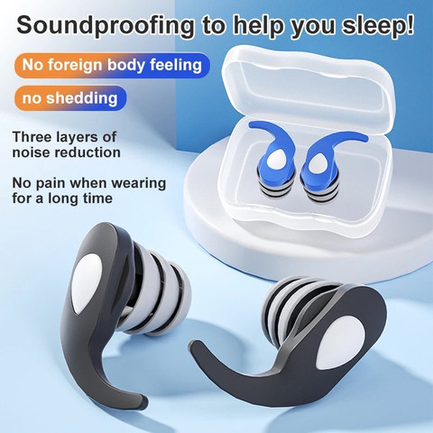 Shark Earplug 32dB אטמי אוזניים רב פעמיים לשינה עבודה לימודים ושחייה