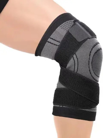 תומך ברך אורטופדי מתכוונן עם רצועות