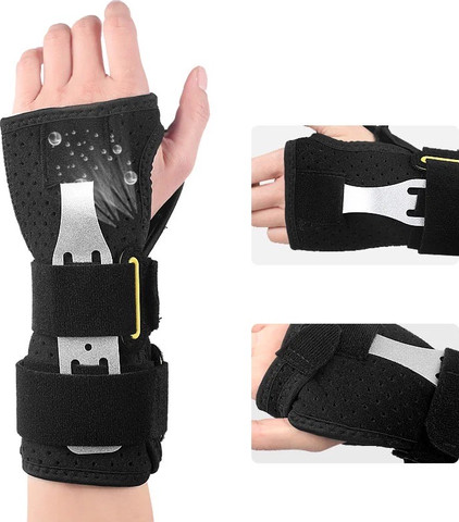 WristPro סד לתמיכת פרק כף היד עם מוטות אלומיניום