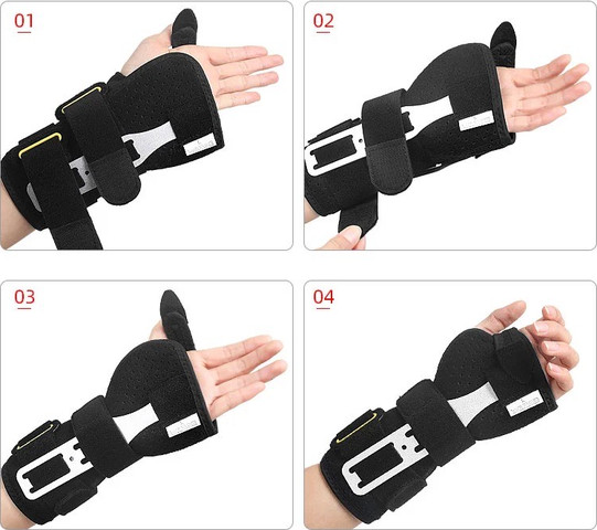 WristPro סד לתמיכת פרק כף היד עם מוטות אלומיניום