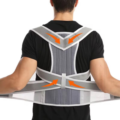 Orthospine חגורת גב אורטופדית ליישור כתפיים ותיקון יציבה