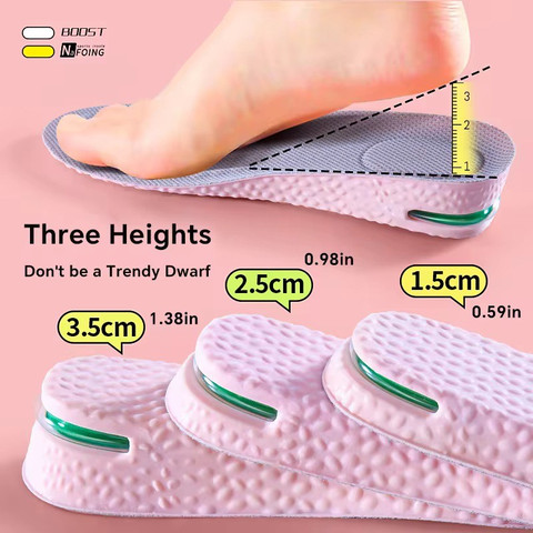 AirPad מדרסי הגבהה עם בולמי זעזועים 1.5 ס"מ