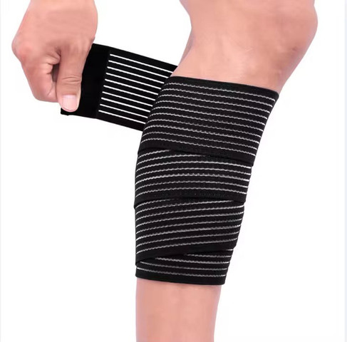 תחבושת ספורט אלסטית לשוק הרגל והברך WrapBand