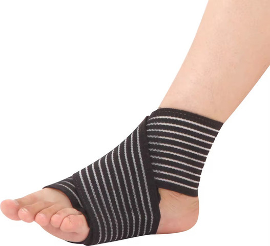 תחבושת ספורט אלסטית לתמיכה והגנה על הקרסול AnkleBand