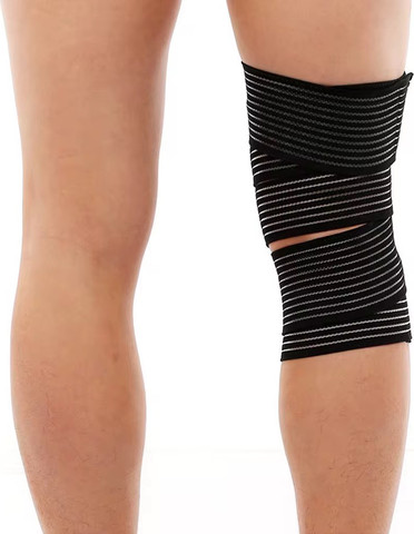 תחבושת ספורט אלסטית לתמיכה והגנה על הברך KneeBand