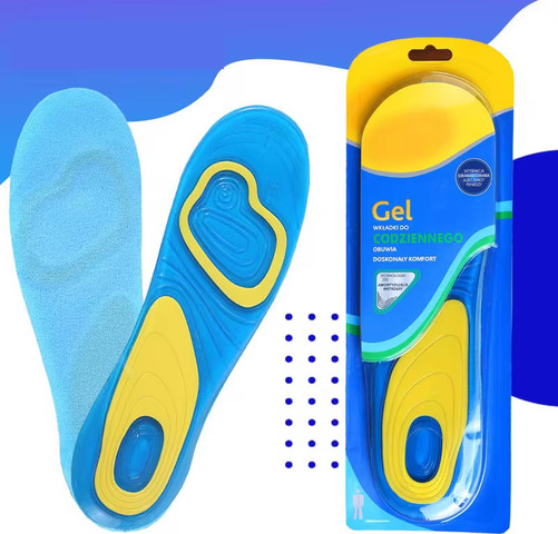 GelRelief מדרסי ג'ל אורטופדיים לבלימת זעזועים והקלה על כאבי דורבן