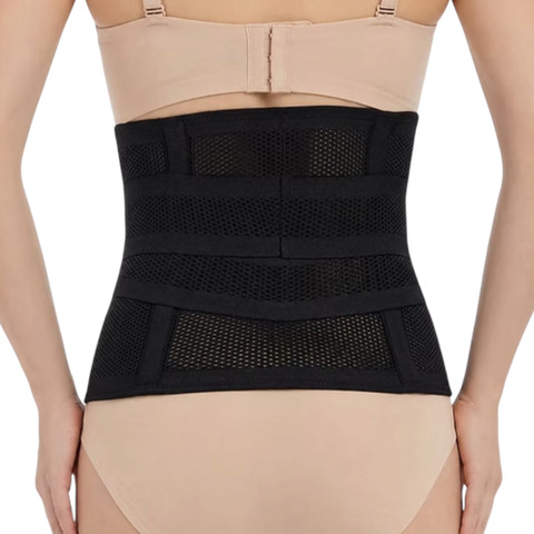 מחטב בטן לאחר לידה עם חגורות הידוק כפולות BellyFit