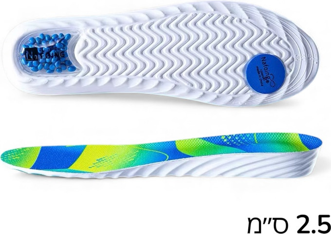 מדרסי הגבהה לבלימת זעזועים 1.5–3.5 ס״מ – Elevay