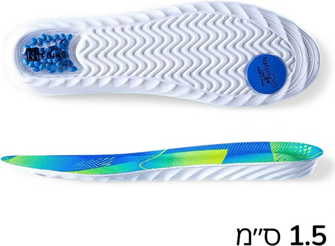 מדרסי הגבהה לבלימת זעזועים 1.5–3.5 ס״מ – Elevay