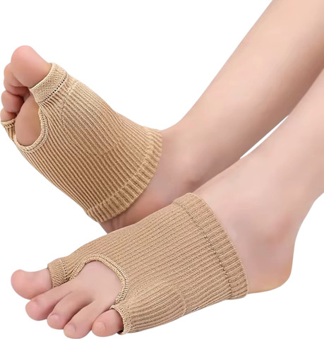 גרב תמיכה לכף הרגל עם כרית סיליקון צדדית SilkStep