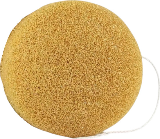 YellowKonjac – מארז 3 יחידות ספוג קונג’אק טבעי לניקוי הפנים והגוף