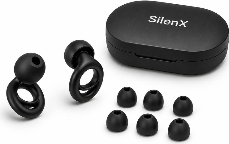 SilenX Silence Premium Sleep Kit – ערכת שינה עם אטמי אוזניים ומסכת שינה