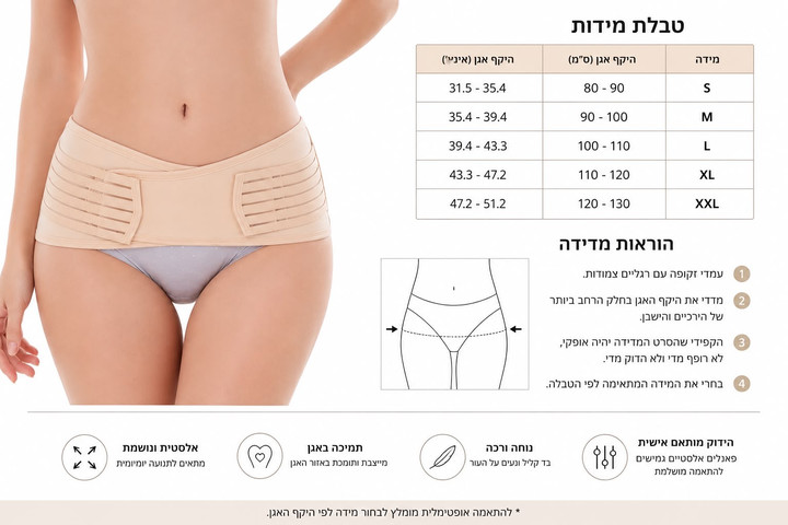 Core Shape – חגורת תמיכה למותן ולאגן