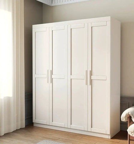 ארון בגדים 4 דלתות בצבע לבן דגם איתן מבית Twins Design