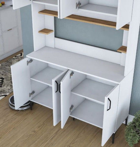 ארון שירות בצבע לבן דגם אורלנדו מבית Twins Design