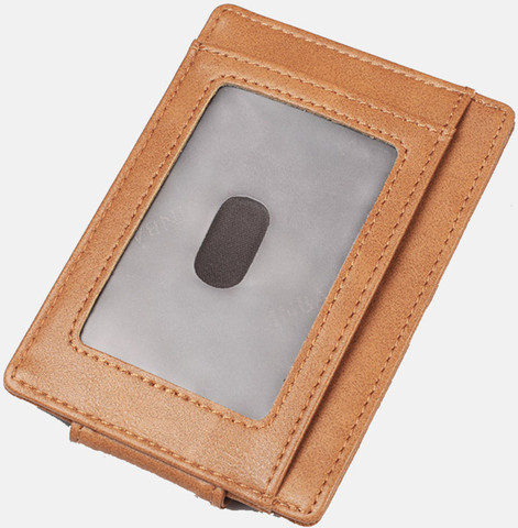 ארנק Magneto™ דק עם 6 תאים והגנת RFID - שחור