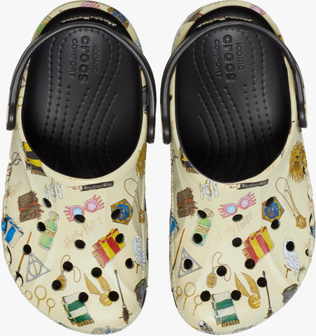 Crocs Harry Potter Baya Clog K - כפכפי קרוקס קלוג לילדים הארי פוטר בצבע קרם