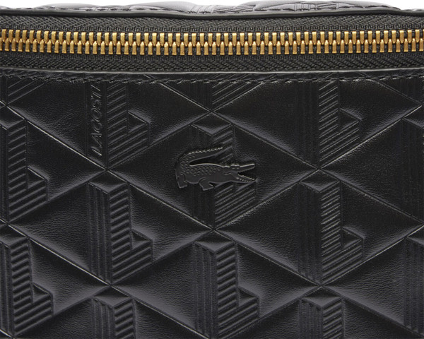 תיק פאווץ מעור לאישה מבית Lacoste  דגם NF4999MH-000