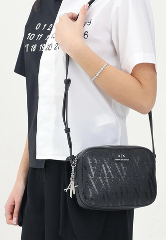 תיק צד דמוי עור לאישה מבית Armani Exchange דגם XW001200AF15325FC099