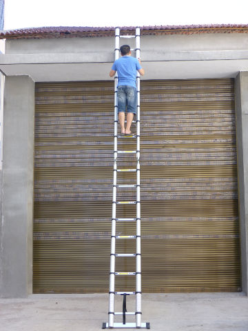 סולם טלסקופי 3.8 +כפול תיק  כלים מתנה