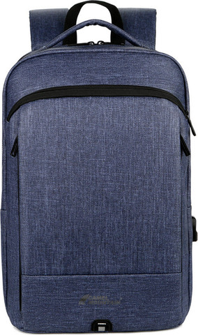 תיק גב Urban Carry למחשב 16 אינץ' עם יציאת USB מבית כאמל מאונטין - כחול