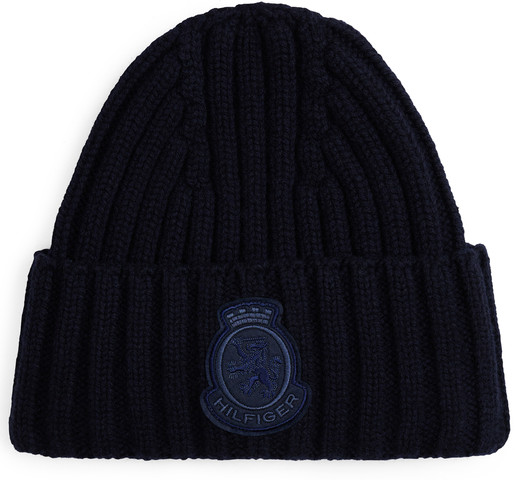 TH CREST FLUFFY BEANIE