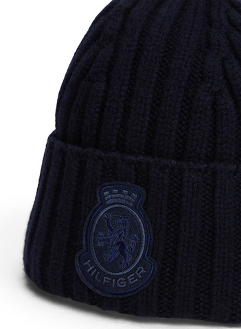 TH CREST FLUFFY BEANIE