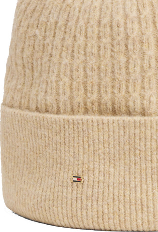 TH CABLE ENAMEL FLAG BEANIE