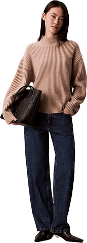EMBOSSED AOP LEATHER TOTE