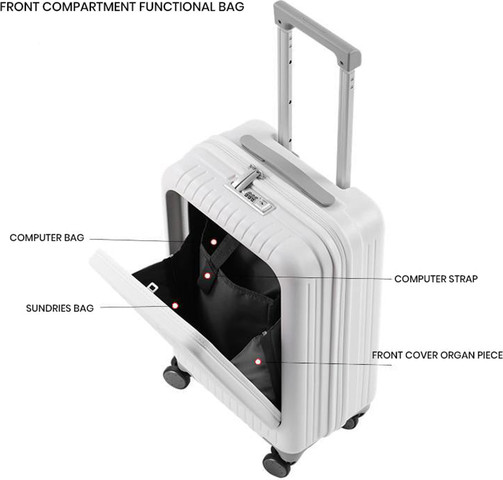 מזוודה The SeeThru™ Xtreme - Green aluminum frame box