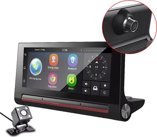 מערכת חכמה לרכב מבוססת מערכת הפעלה ANDROID מעבד עוצמתי וצג 7"