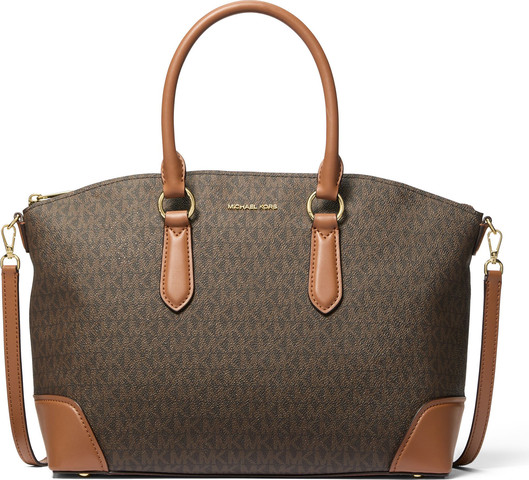 MURPHY LG EW DOME SATCHEL BRN/ACORN