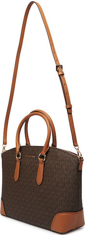 MURPHY LG EW DOME SATCHEL BRN/ACORN