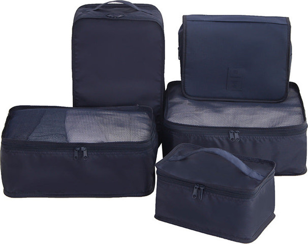סט ארגוניות UrbanPro™ Plus לארגון מזוודה וחיסכון במקום - Navy Blue