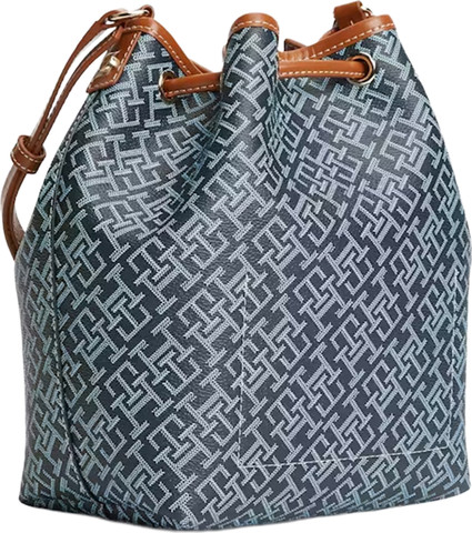 תיק דמוי עור מבית TOMMY דגם TOM-AW0AW18392-0GY