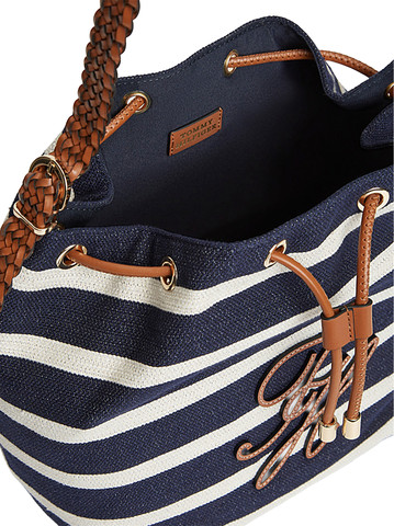 תיק בד מבית TOMMY דגם TOM-AW0AW18401-0GY