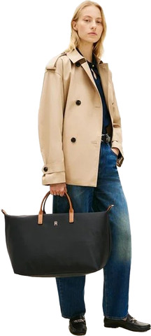 תיק דמוי עור מבית TOMMY דגם TOM-AW0AW18425-BDS